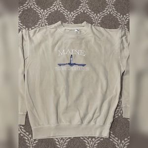 U.S Vintage Athletic Maine 1965 Jumper pullover crewneck Sweatshirt